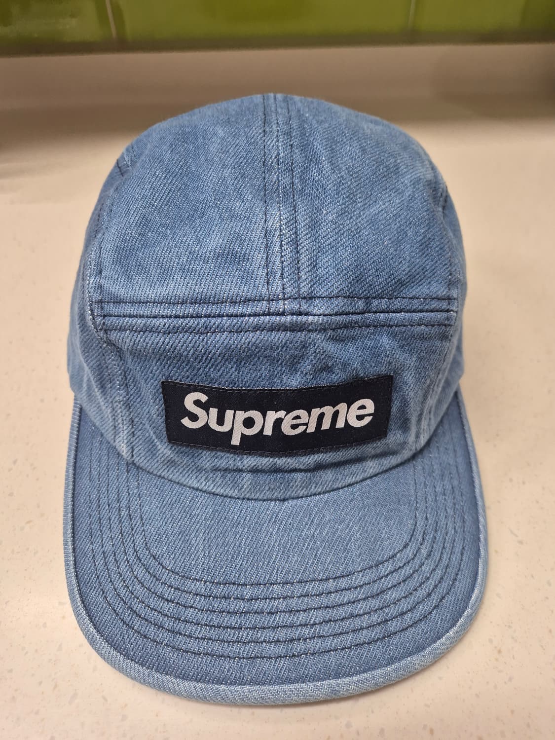 슈프림 워시드 치노 캠프캡 24fw 판매합니다 상품이미지1