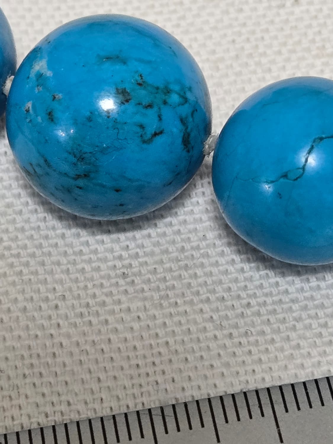 빈티지 터키석 볼드 비즈 팔찌 실버 925 잠금장치 상품이미지10