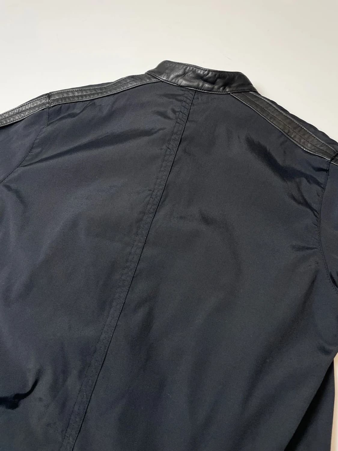 캘빈클라인 차이나넥 바이커 나일론 레더 자켓 PN9392 상품이미지5