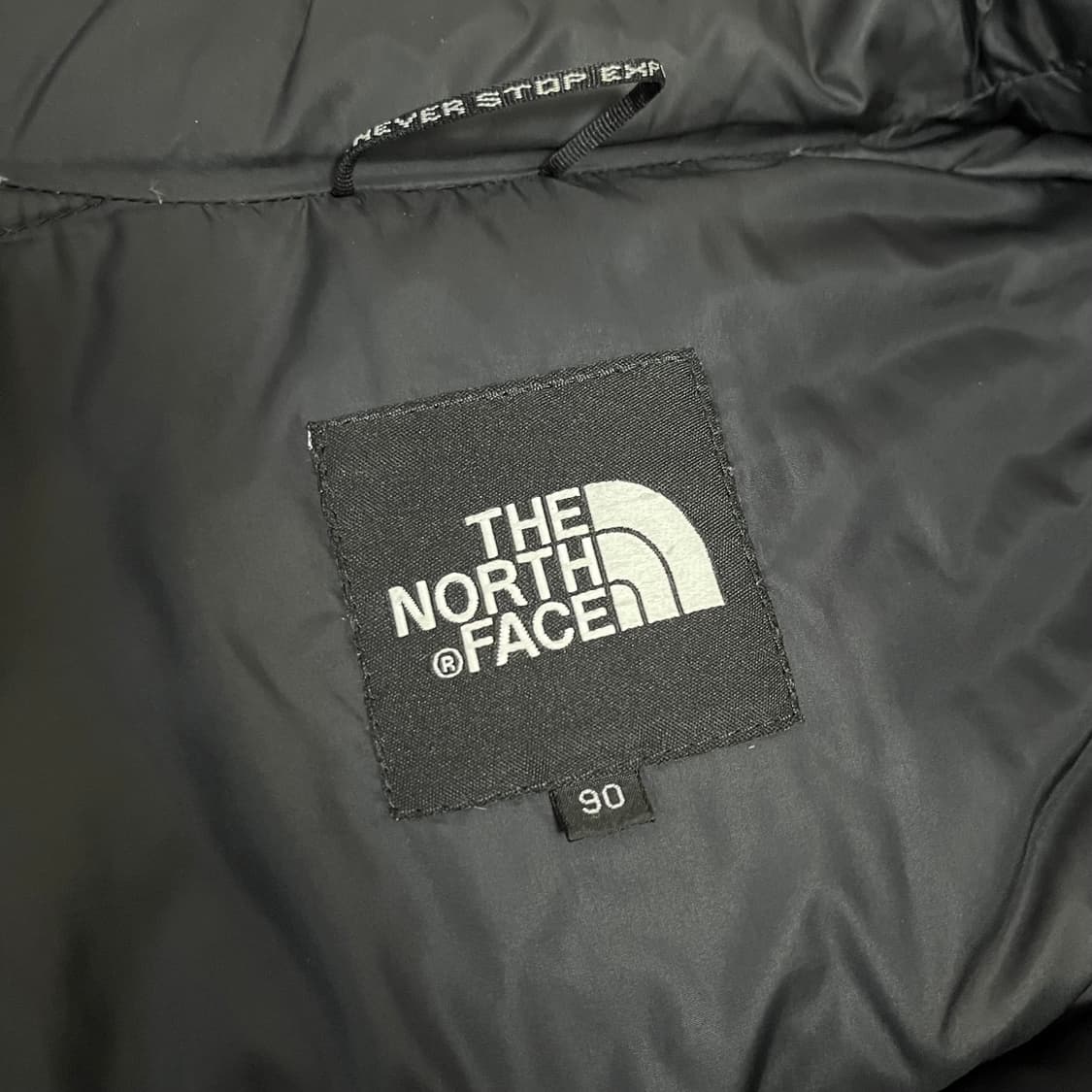 노스페이스 구스다운 눕시 700 골드윈 구형 네이비 상품이미지4