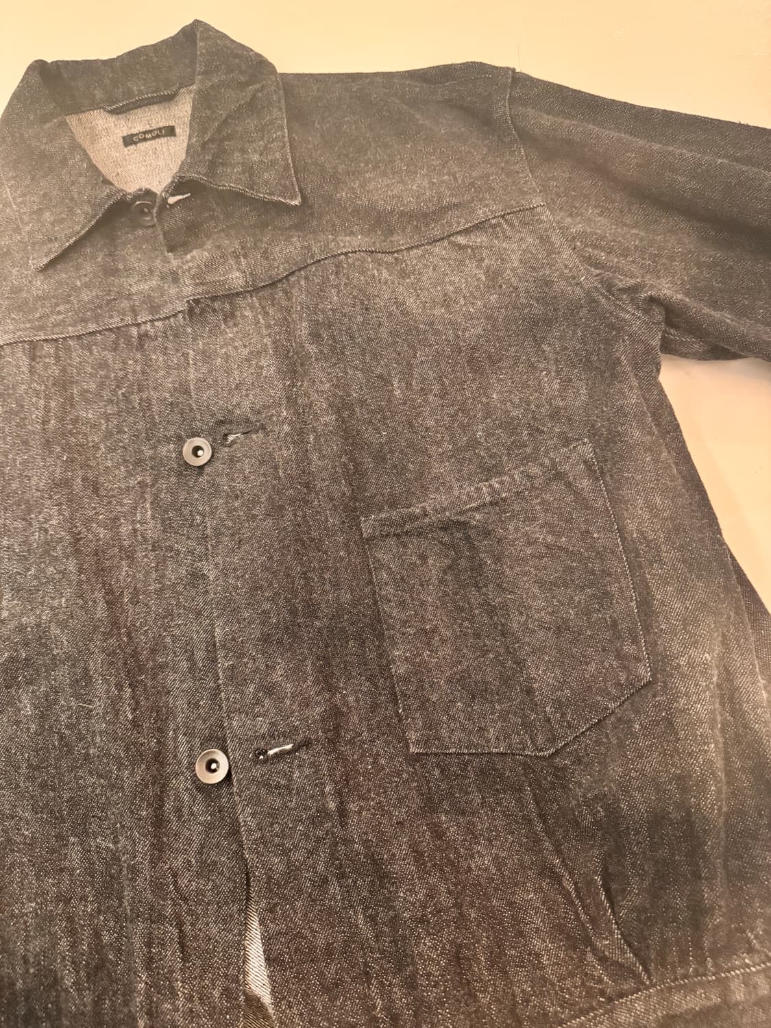 코모리 COMORLI 흑청 자켓 001사이즈(여성 M-L) 상품이미지4