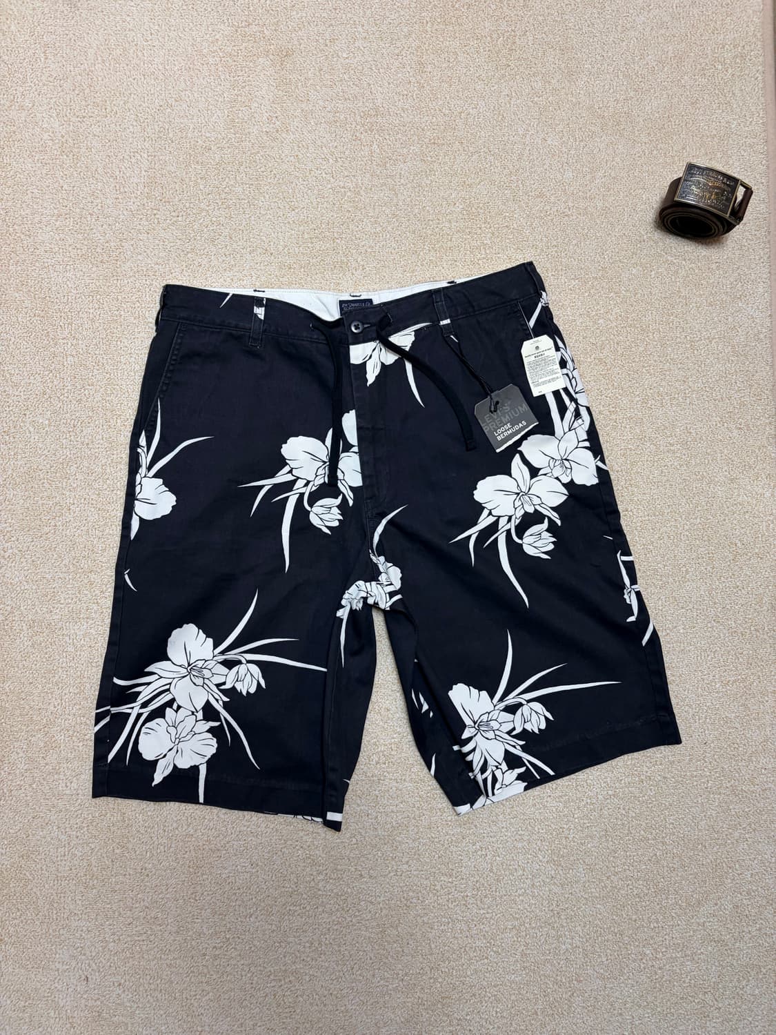 36) 리바이스 프리미엄 코튼 하와이안 버뮤다 팬츠 반바지 새상품 상품이미지1