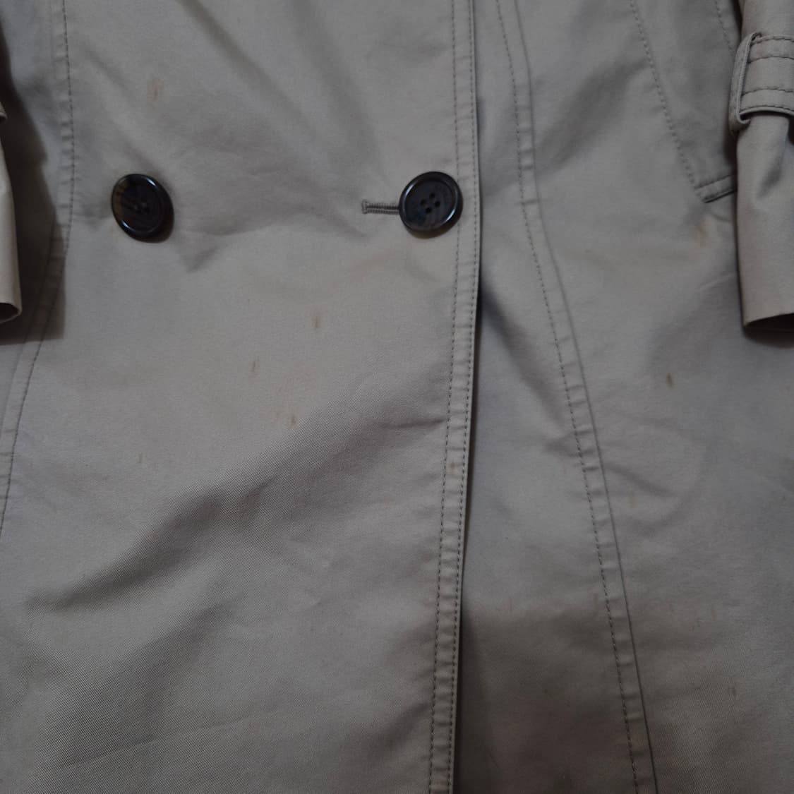 헤지스 투안감 모직 더블 트렌치코트 85-160 상품이미지4