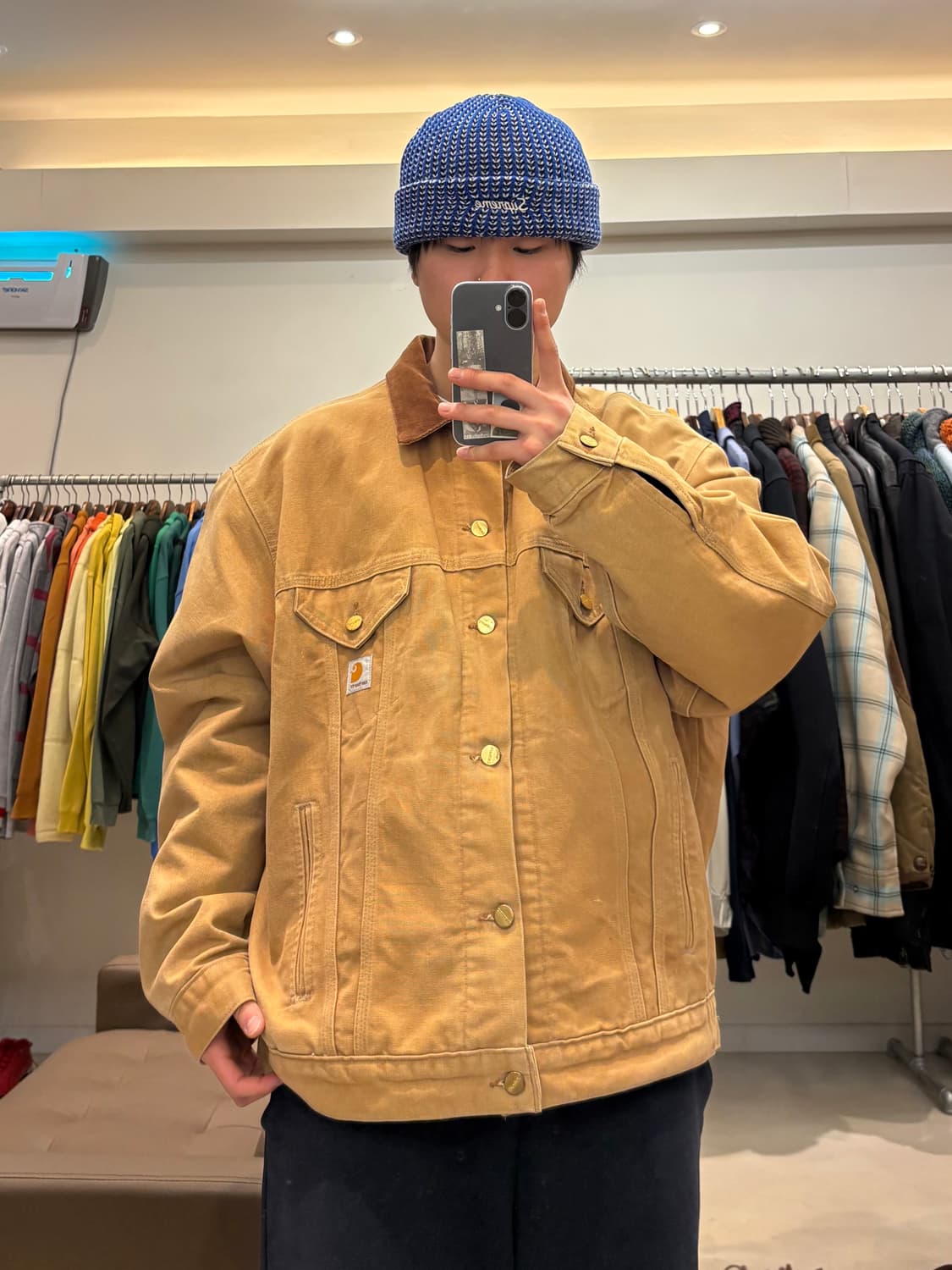 칼하트 J148 BRN 트러커 자켓 상품이미지5