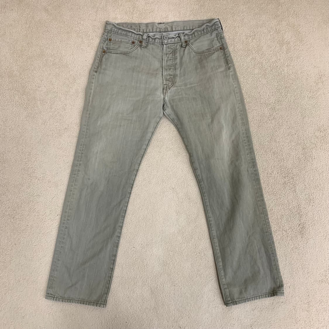 빈티지 리바이스 501 워싱 데님팬츠(32사이즈) 남자청바지  상품이미지2