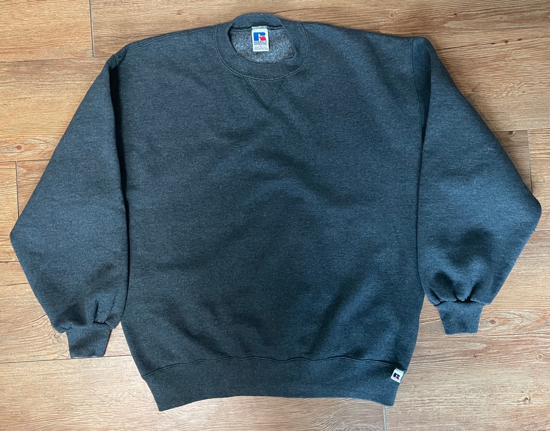 90s 러셀 애슬레틱 스웻셔츠 그레이 미제🇺🇸 상품이미지1