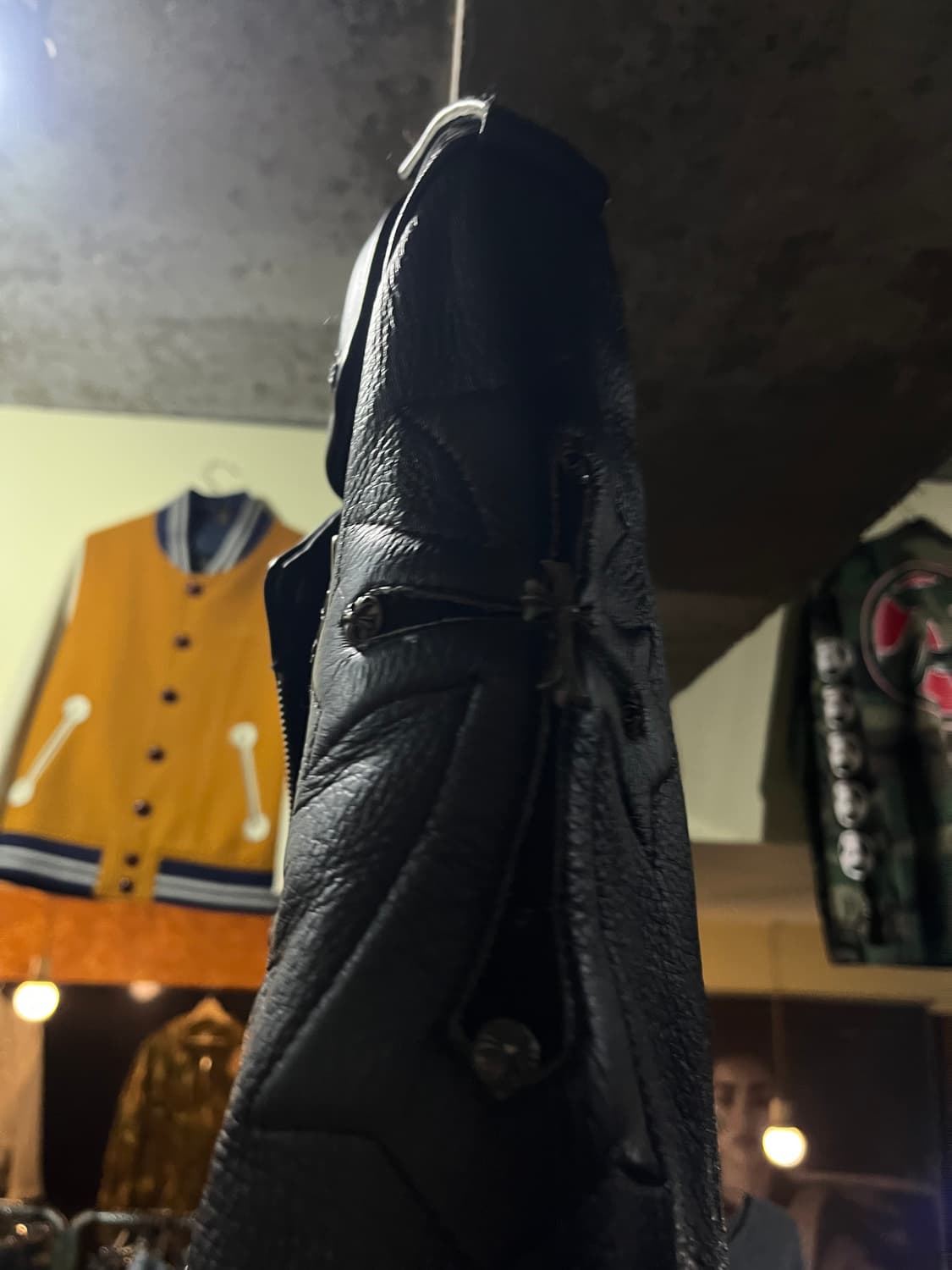JPN 리얼 레더 커스텀 라이더 자켓 95size 상품이미지5