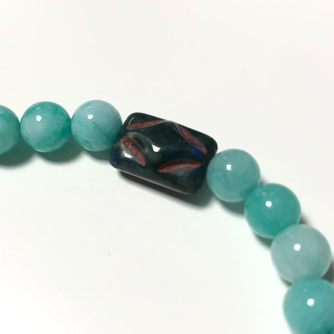 민트 원석 비즈팔찌 상품이미지2