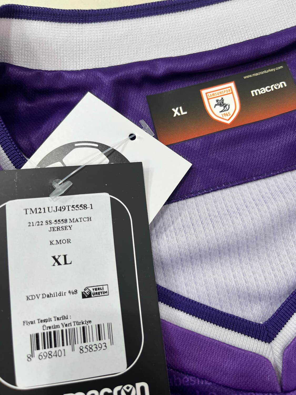 마크론 21-22 삼순스포르 어센틱 써드 (새제품) 상품이미지3