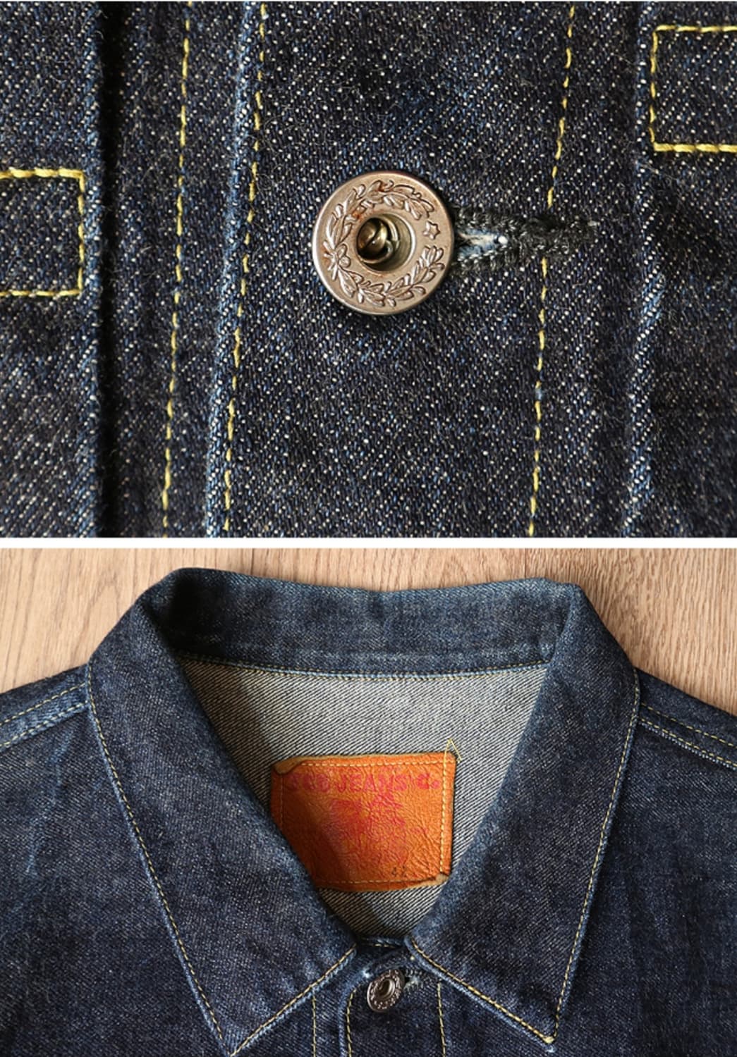 일본판 TCB JEANS 1944년 대전판 복각 셀비지 1세대 데님자켓 상품이미지4