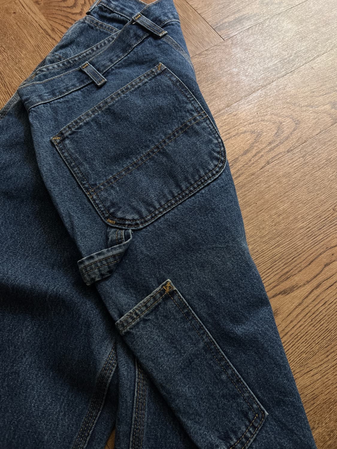 [32]칼하트 USA 미디엄블루 카펜터 워크 데님 팬츠 상품이미지6