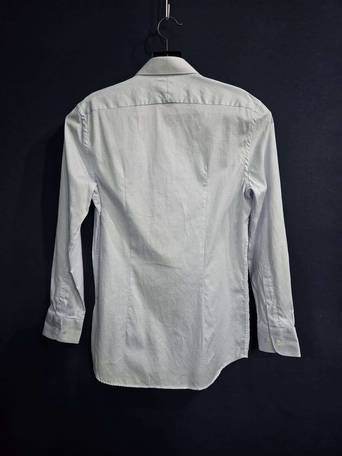 수트서플라이 체크 남성 슬림핏 95 긴팔셔츠  상품이미지2