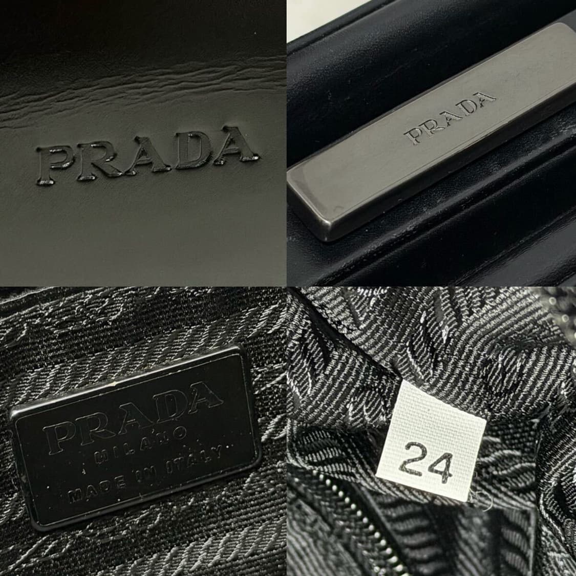 프라다 블랙 숄더백 (개런티카드 포함, 정품 100%) 상품이미지6