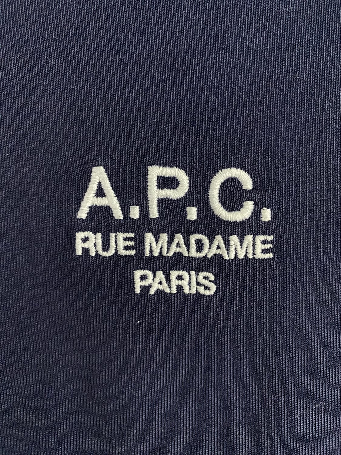 아페쎄 A.P.C 네이비 반팔 티셔츠 S <13> 상품이미지3