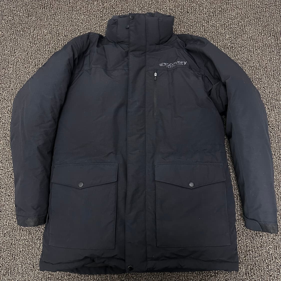 디스커버리 덕다운 롱패딩 점퍼 블랙 100(L) 상품이미지1