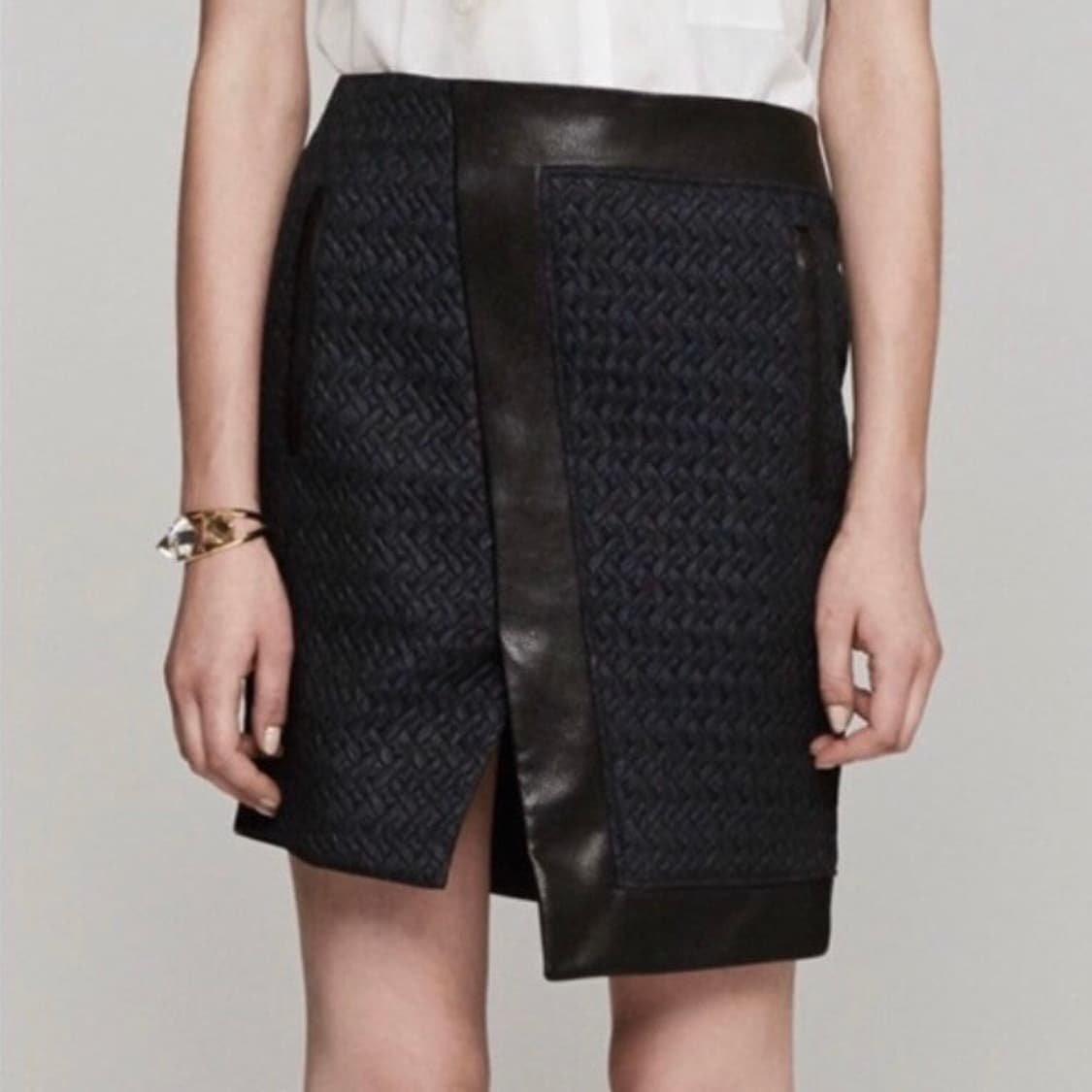 헬무트랭 쉽스킨 디자인 스커트 상품이미지9