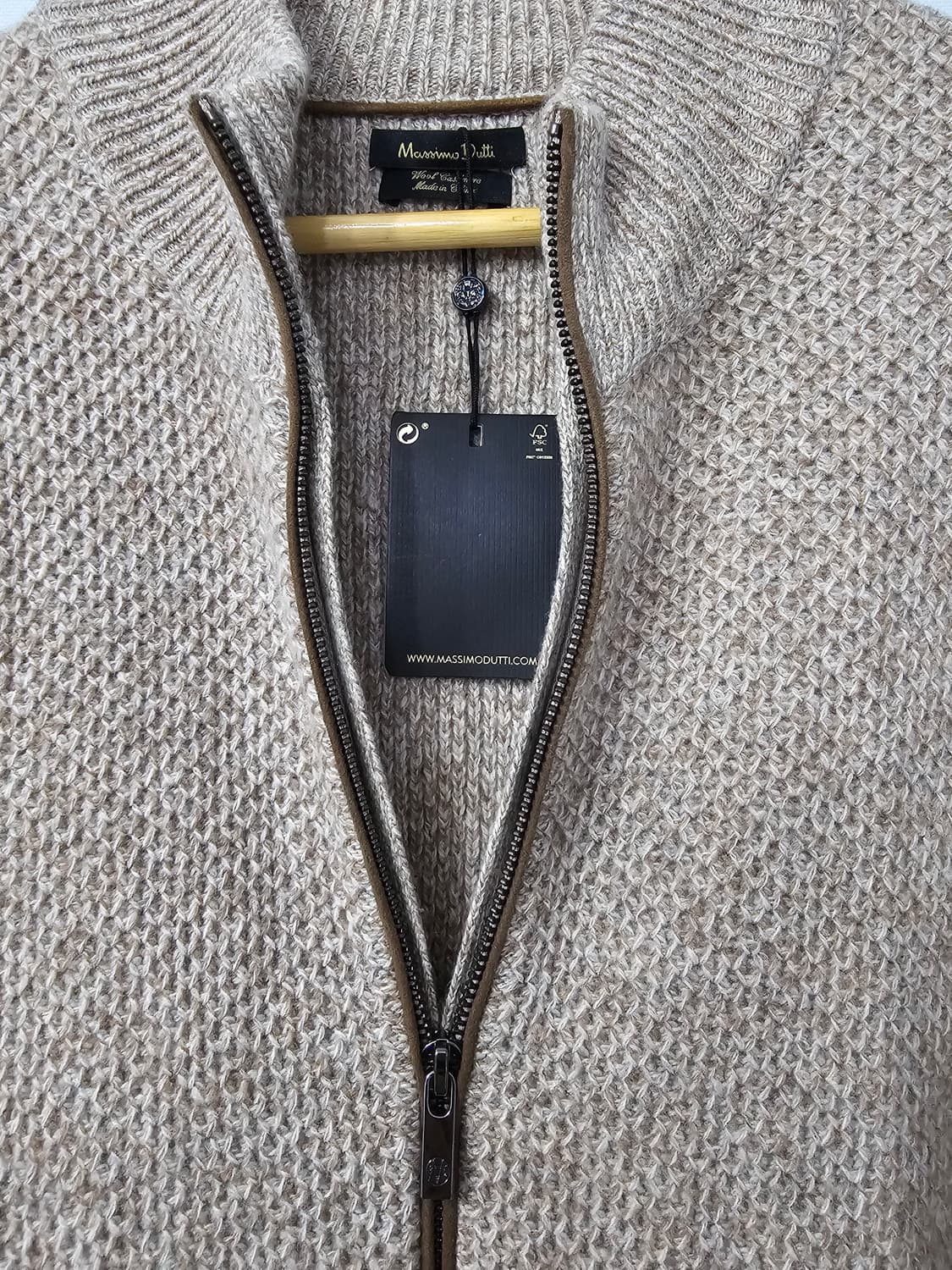Massimo Dutti 울 캐시미어 집업 가디건 (100~105) 상품이미지5