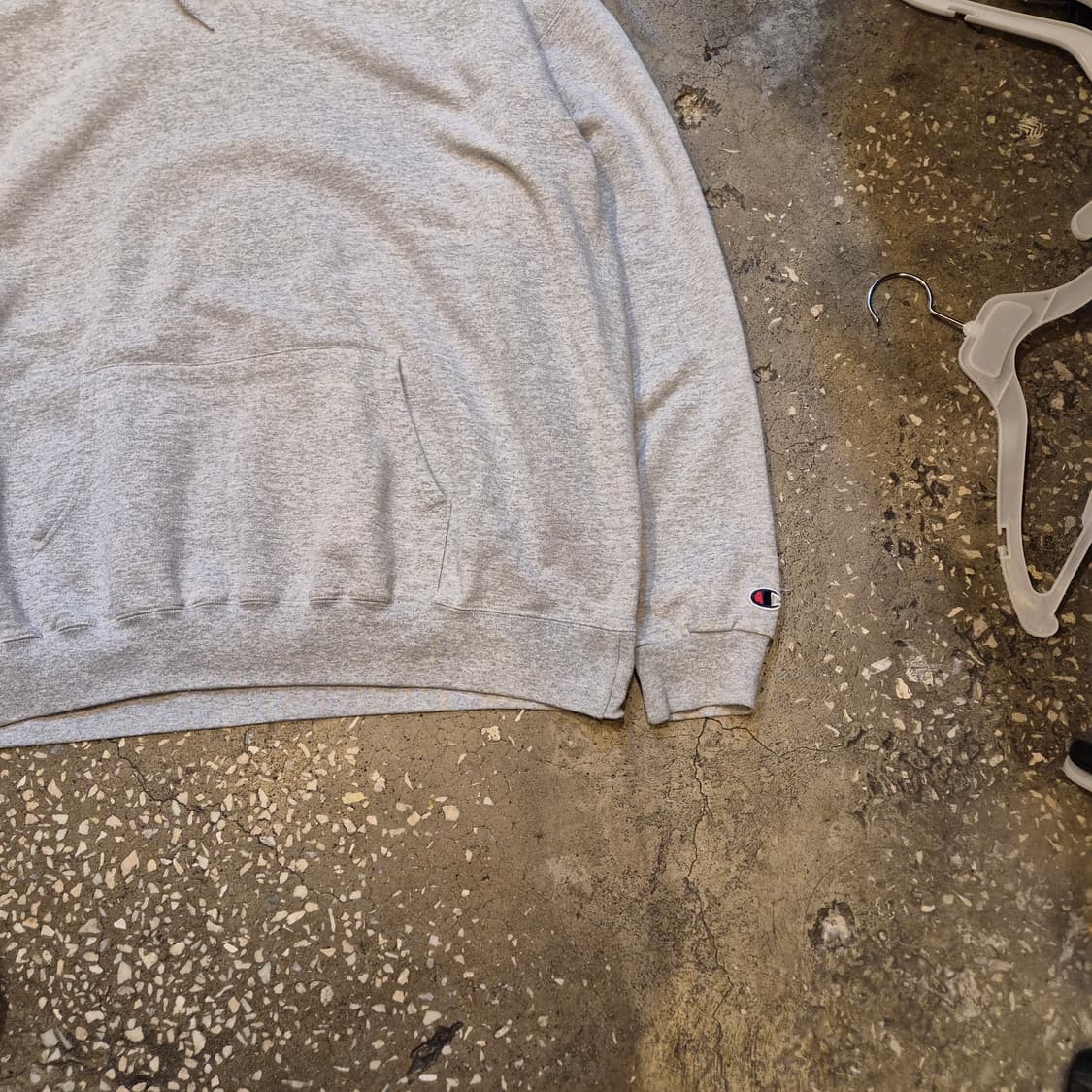 2XL 챔피온 그레이 후드 상품이미지6