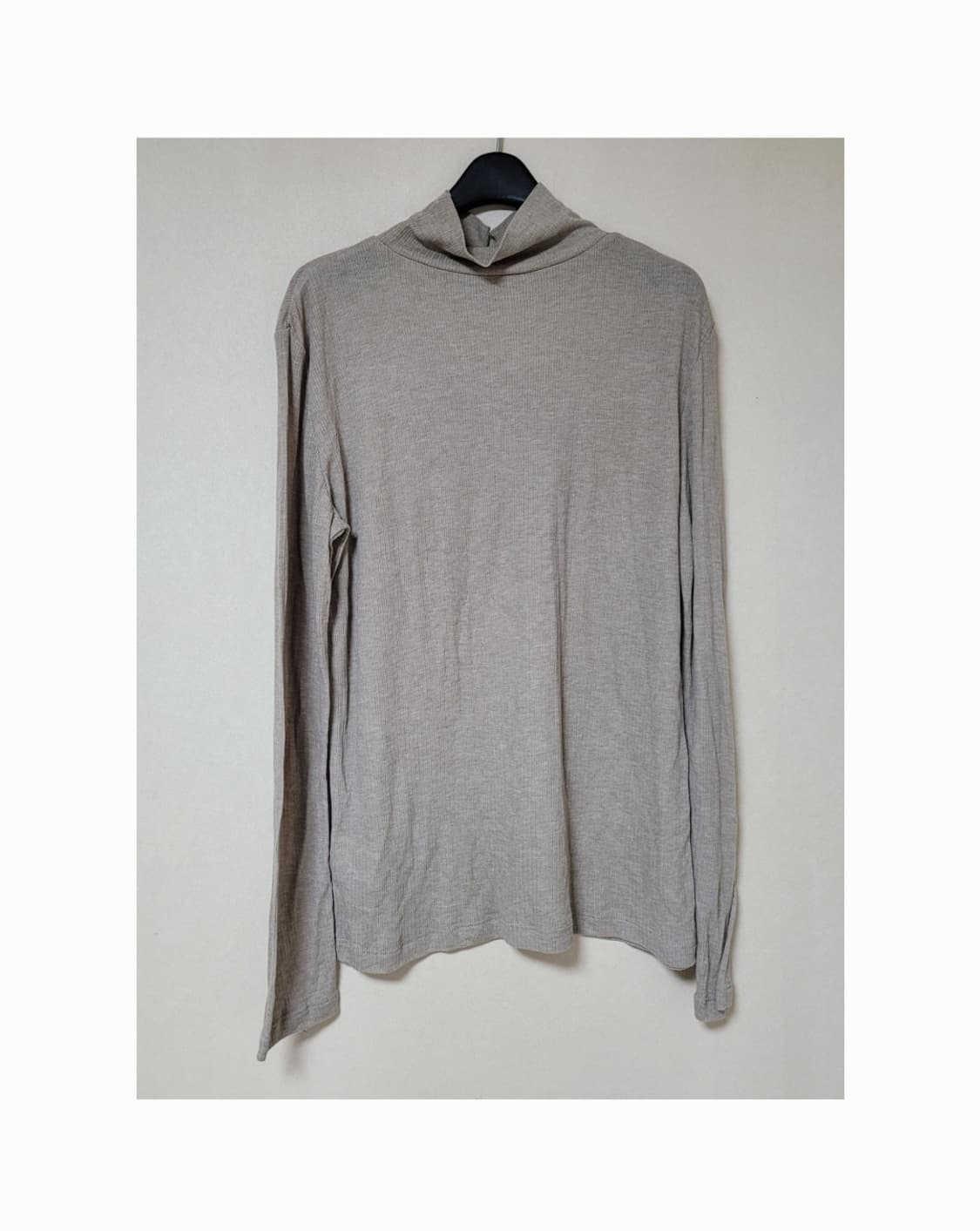 터틀넥 긴팔 목폴라티 브라운 100 상품이미지1