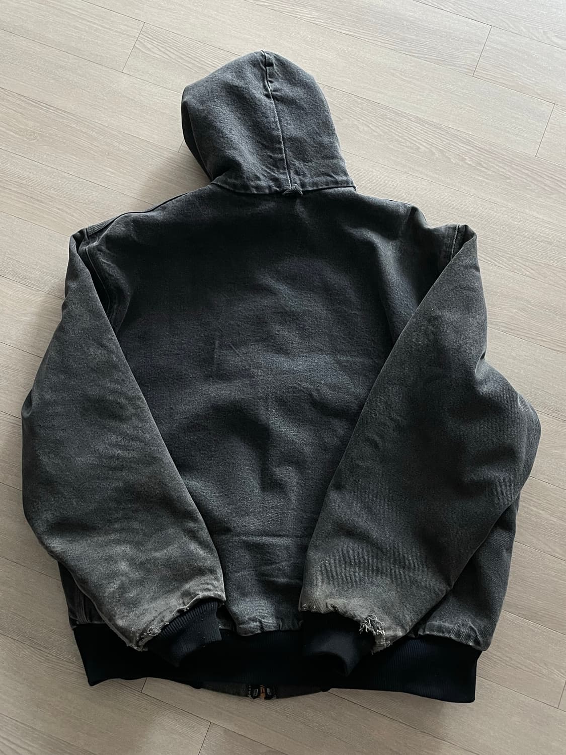 90s 칼하트 블랙 데님 아즈텍 액티브 자켓 j130 상품이미지2