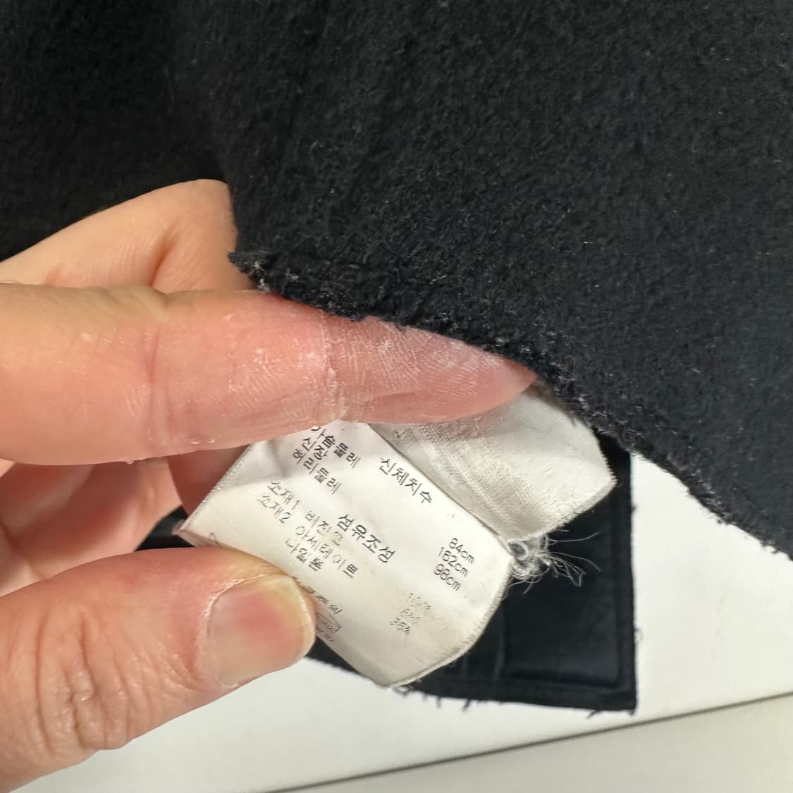 우먼M 베로니크뢰로이 블랙 로브 버진울자켓 상품이미지7