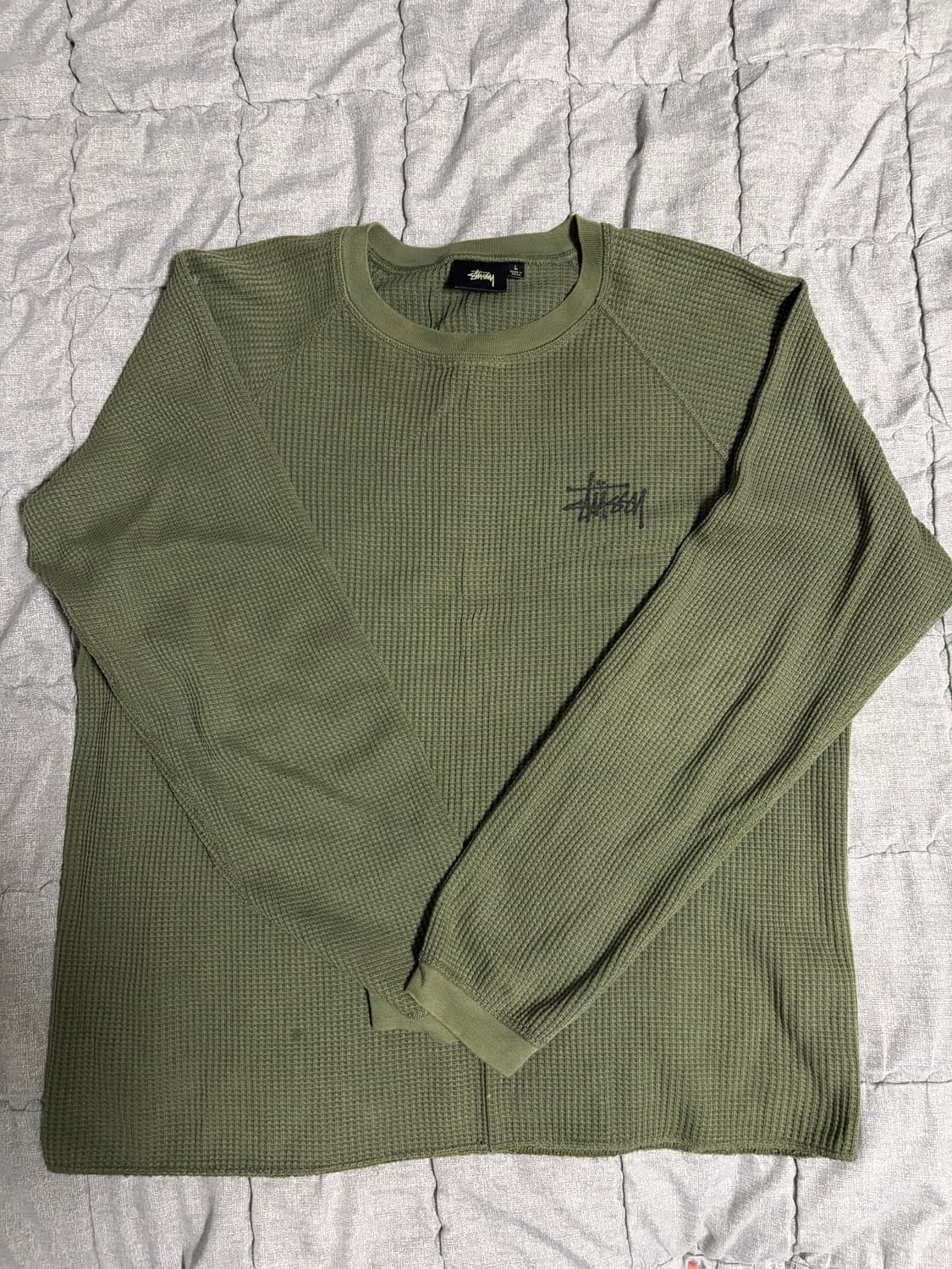 스투시 래글런 써멀 롱슬리브 파인 L 상품이미지1