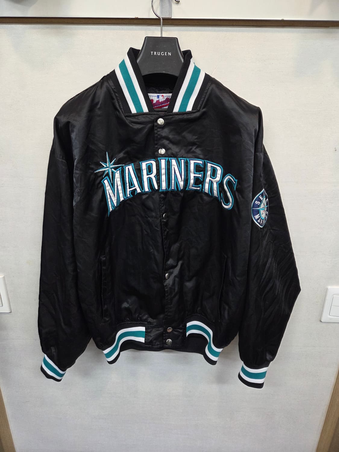 스타터 올드스쿨 빈티지 시애틀 매리너스 바시티자켓 L 상품이미지1