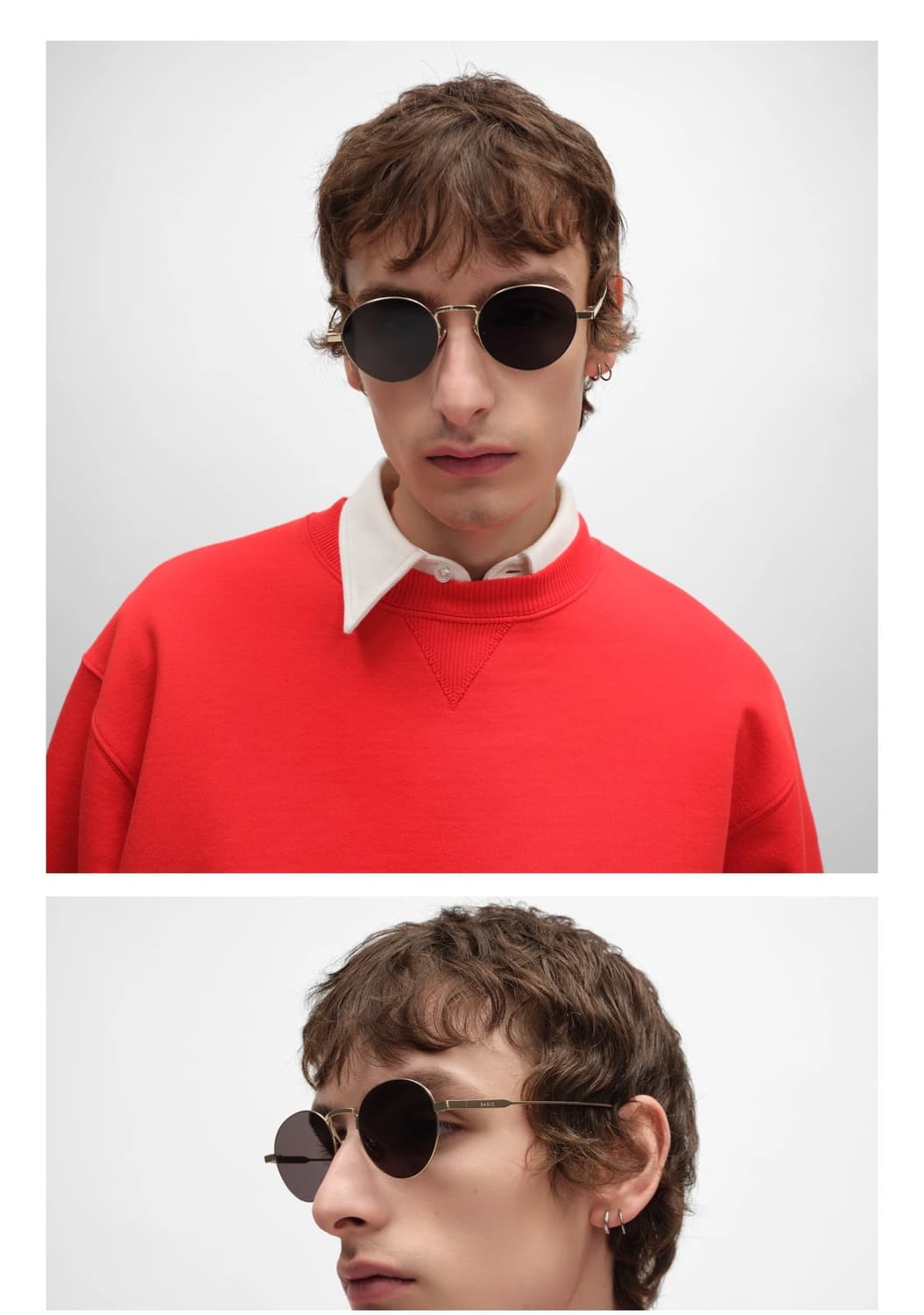 셀린느 공용 메탈 프레임 28 선글라스(골드스모크)  상품이미지6