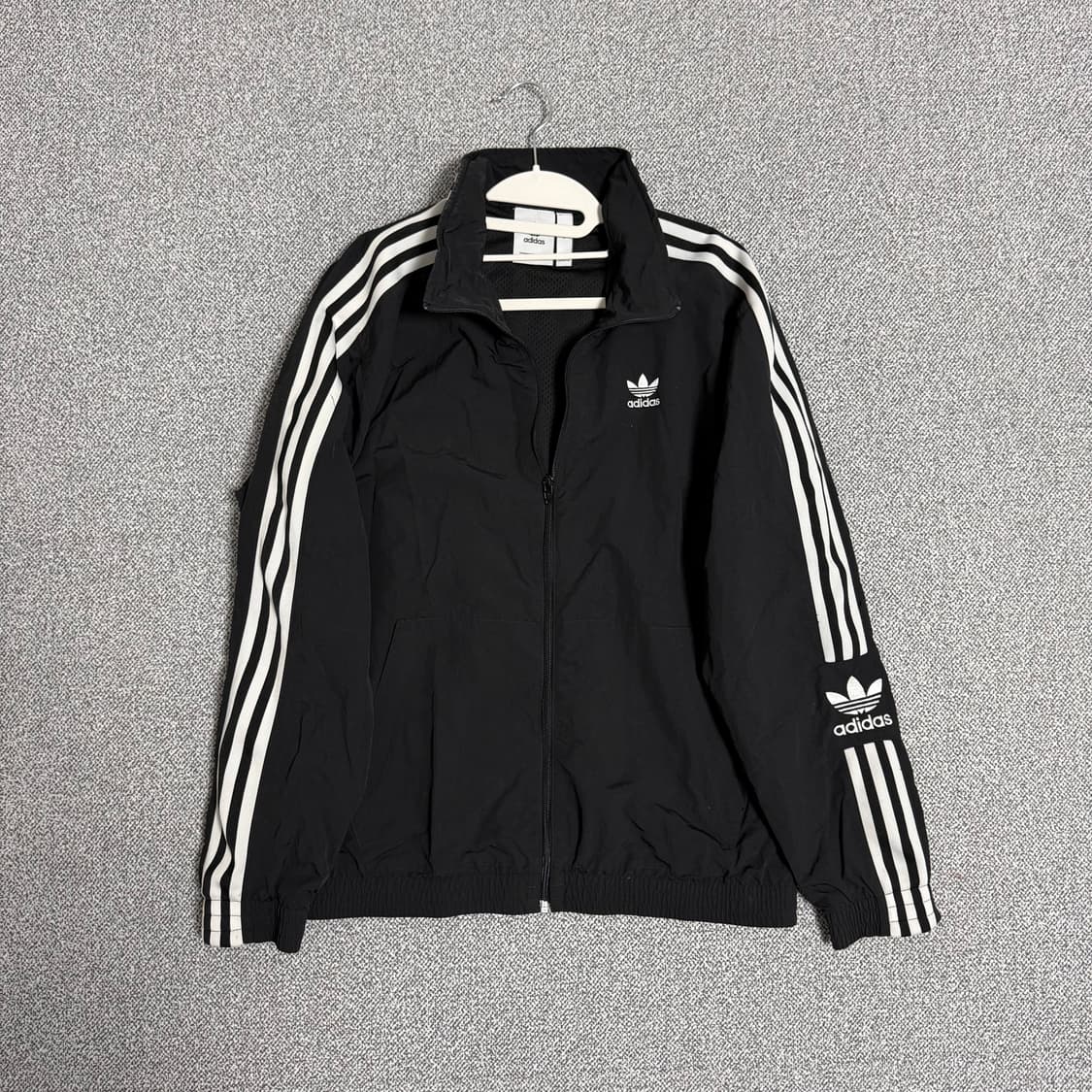 아디다스 파이어버드 락업 바람막이 자켓 블랙 L 트랙탑 상품이미지1