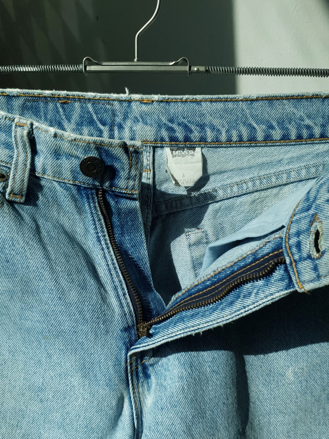 90s Levi's 560 Lemake Denim Shorts 상품이미지4