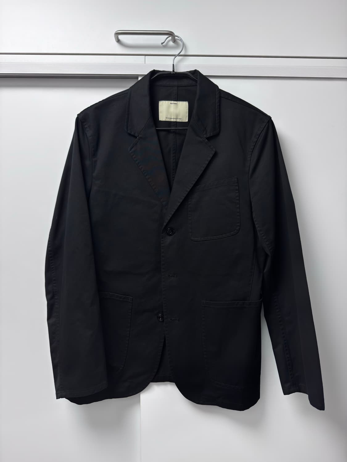 포터리 워시드 스포츠 셋업 블랙 상품이미지1