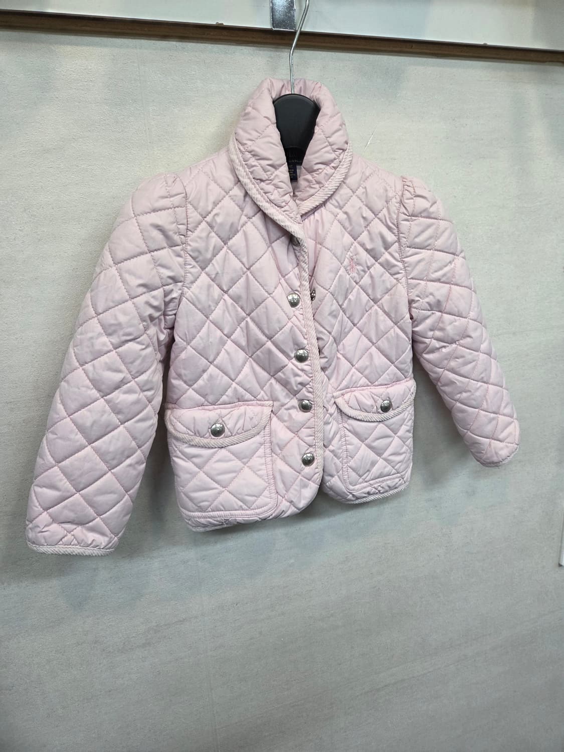 폴로랄프로렌 키즈 퀄팅 자켓 4 딸기우유 핑크  상품이미지7