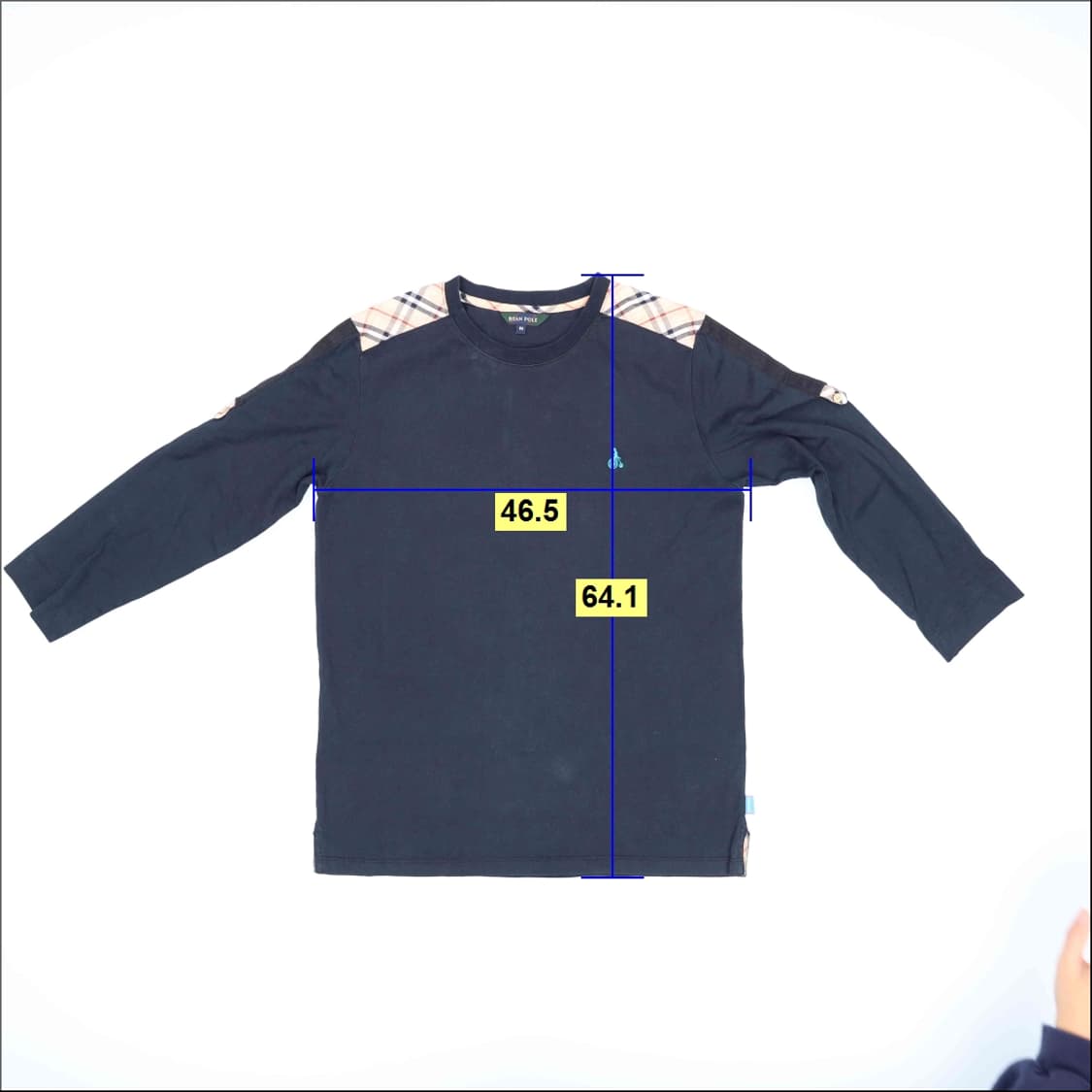 80 빈폴 여성 롱슬립 긴팔티 0306H1 상품이미지6