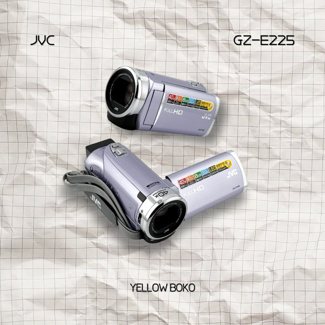 [💕르세라핌 감성] JVC 켄우드 GZ-E225 브이로그 비디오 캠코더 상품이미지1