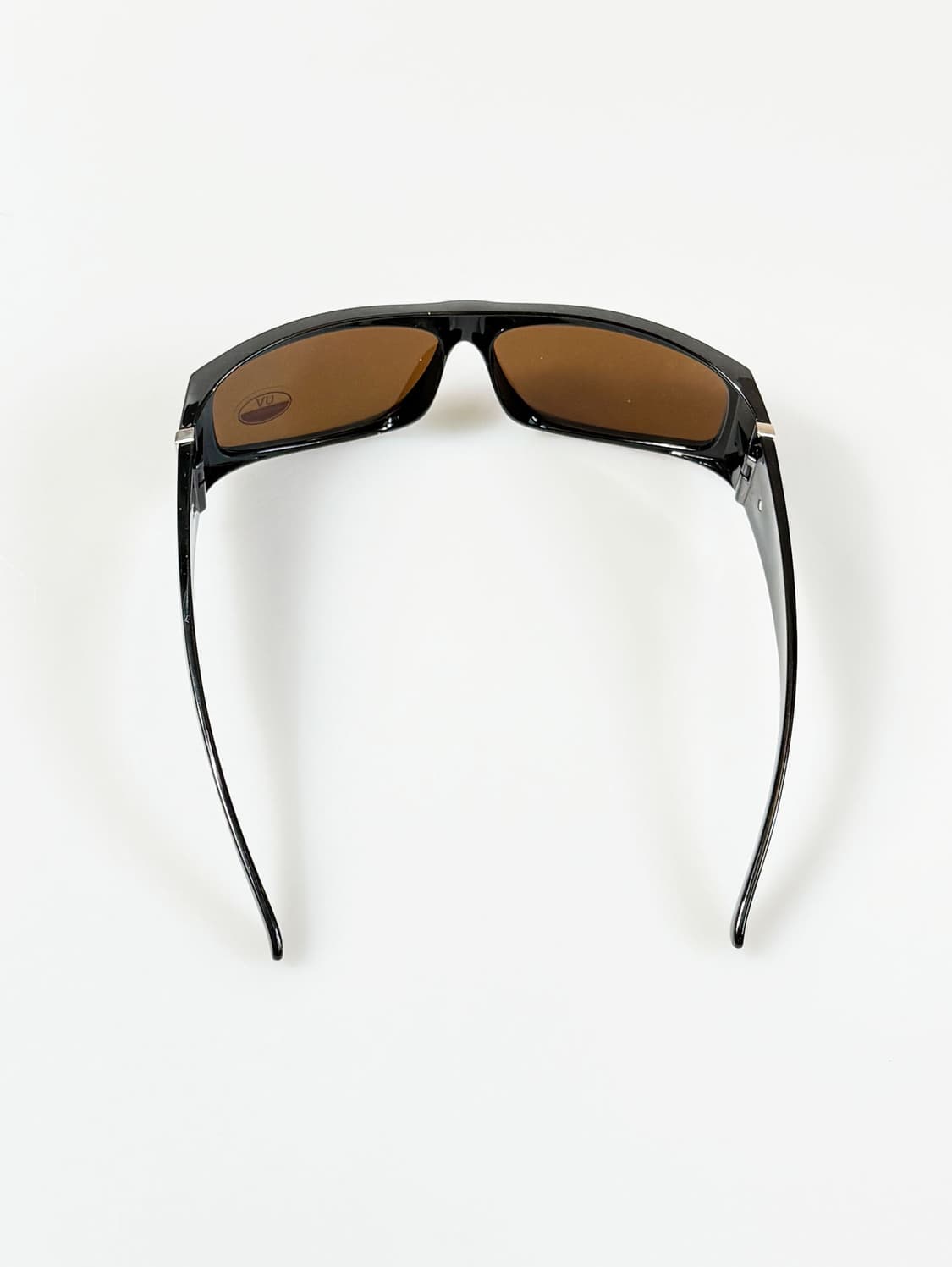 90s SOUTH SIDE 블랙 랩어라운드 브라운 틴트 빈티지 선글라스 상품이미지6