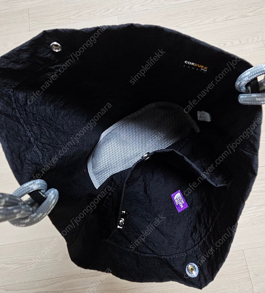 노스페이스 퍼플라벨 라운지 백 블랙 The Northface  상품이미지7