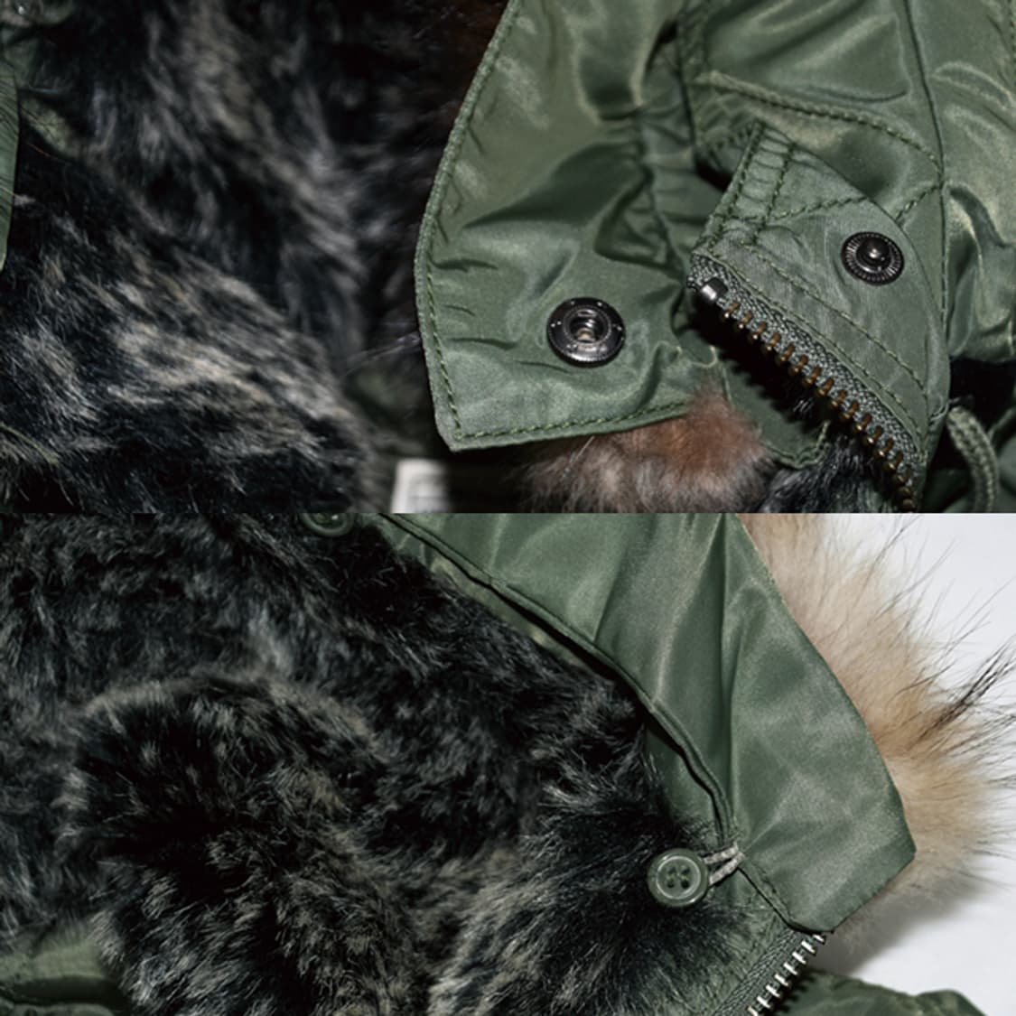 BACK NUMBER 밀리터리M-65파카 상품이미지8