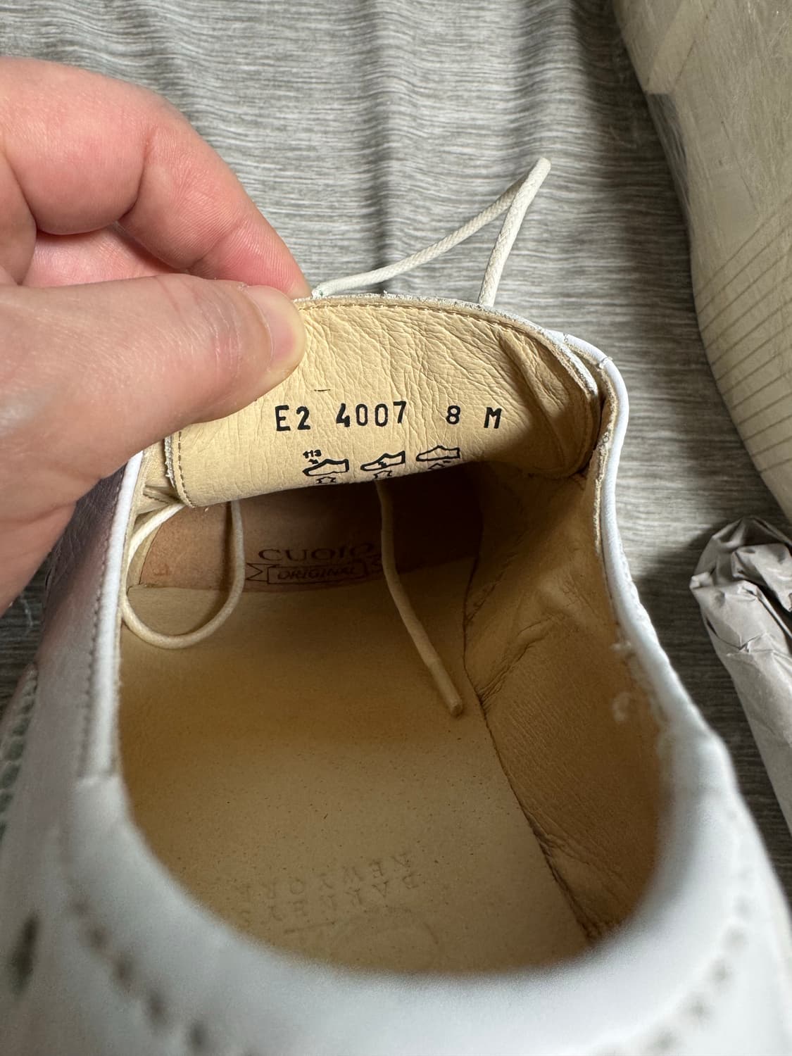 Barneys New York 화이트 윙팁 260 상품이미지9