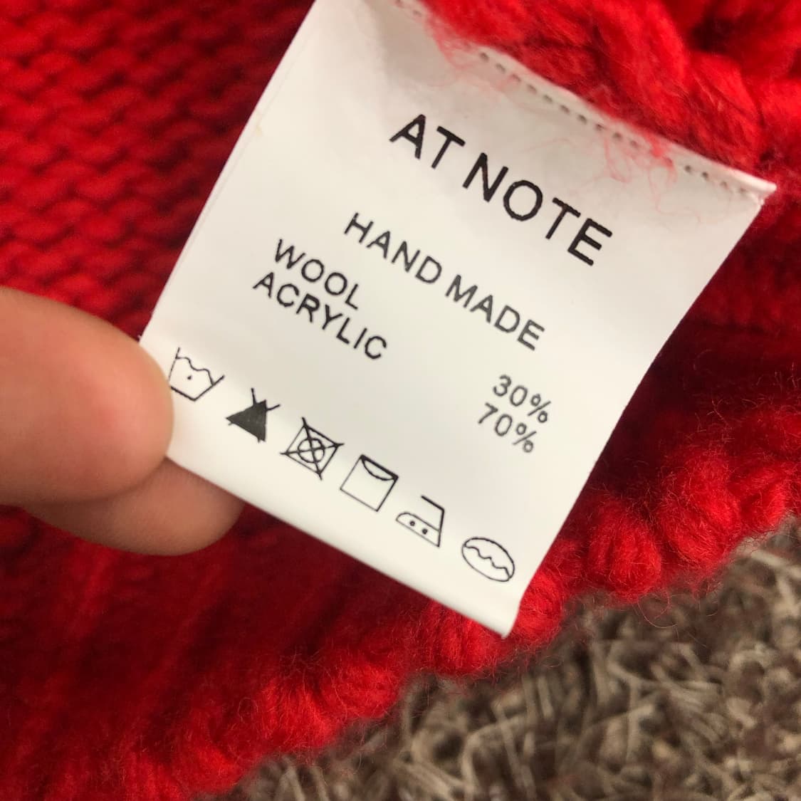 Atnote 빈티지 울 코위찬 가디건 자켓 상품이미지5