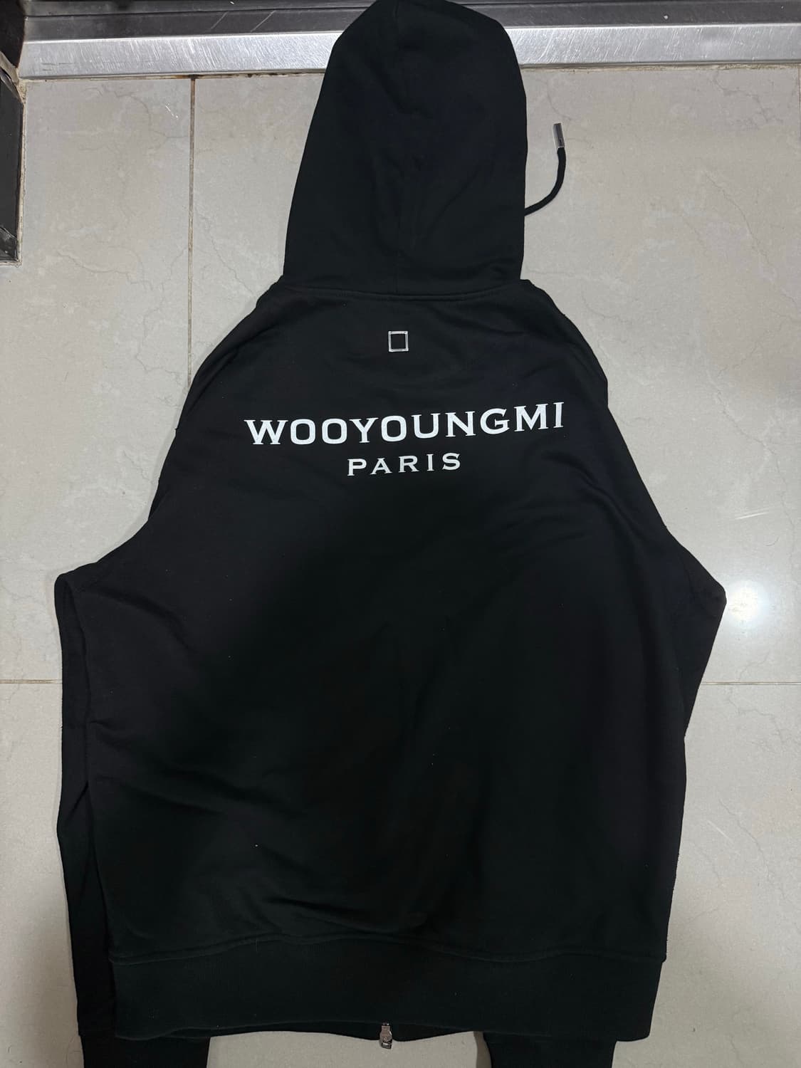 [당일출고,48사이즈] 우영미 백로고 후드집업 상품이미지4