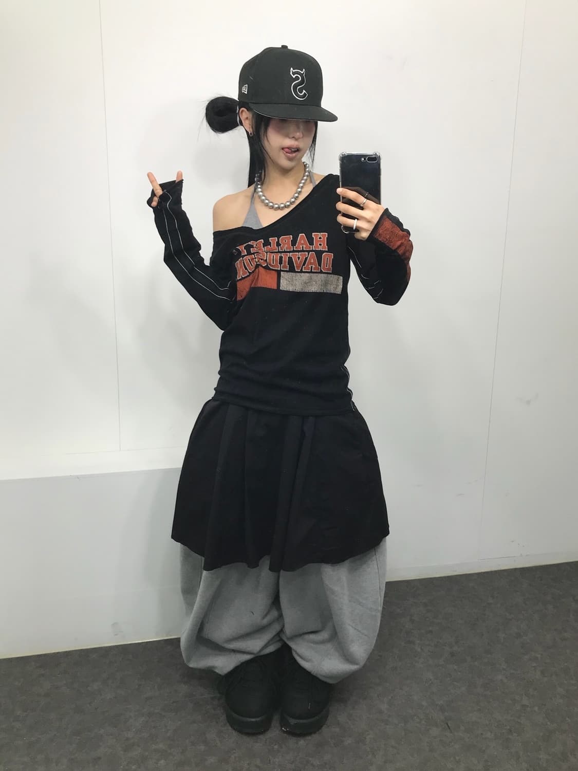 Harley-Davidson Shirring L/S 상품이미지5