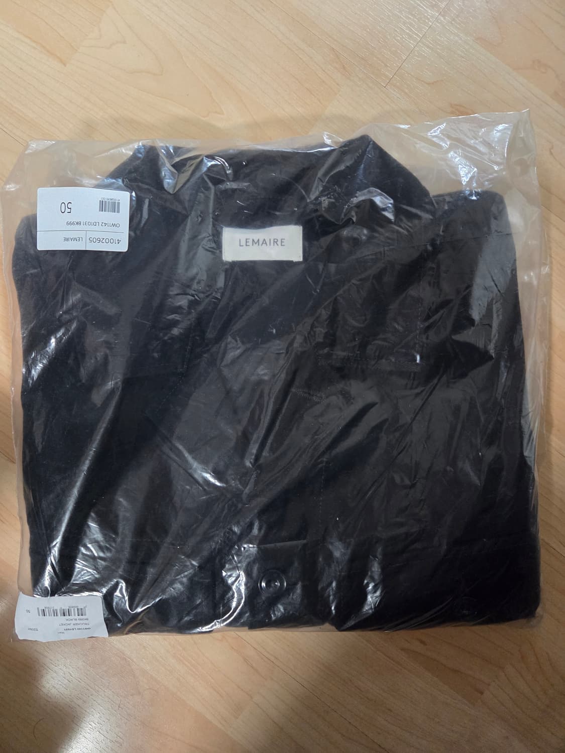 르메르 헤비 데님 트러커 자켓 블랙 50 사이즈 팔아요 상품이미지2