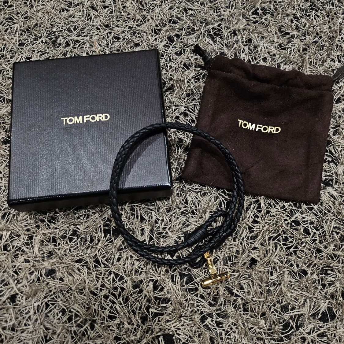 보테가베네타 레더 스트랩 T금장로고 브레이슬릿 상품이미지2