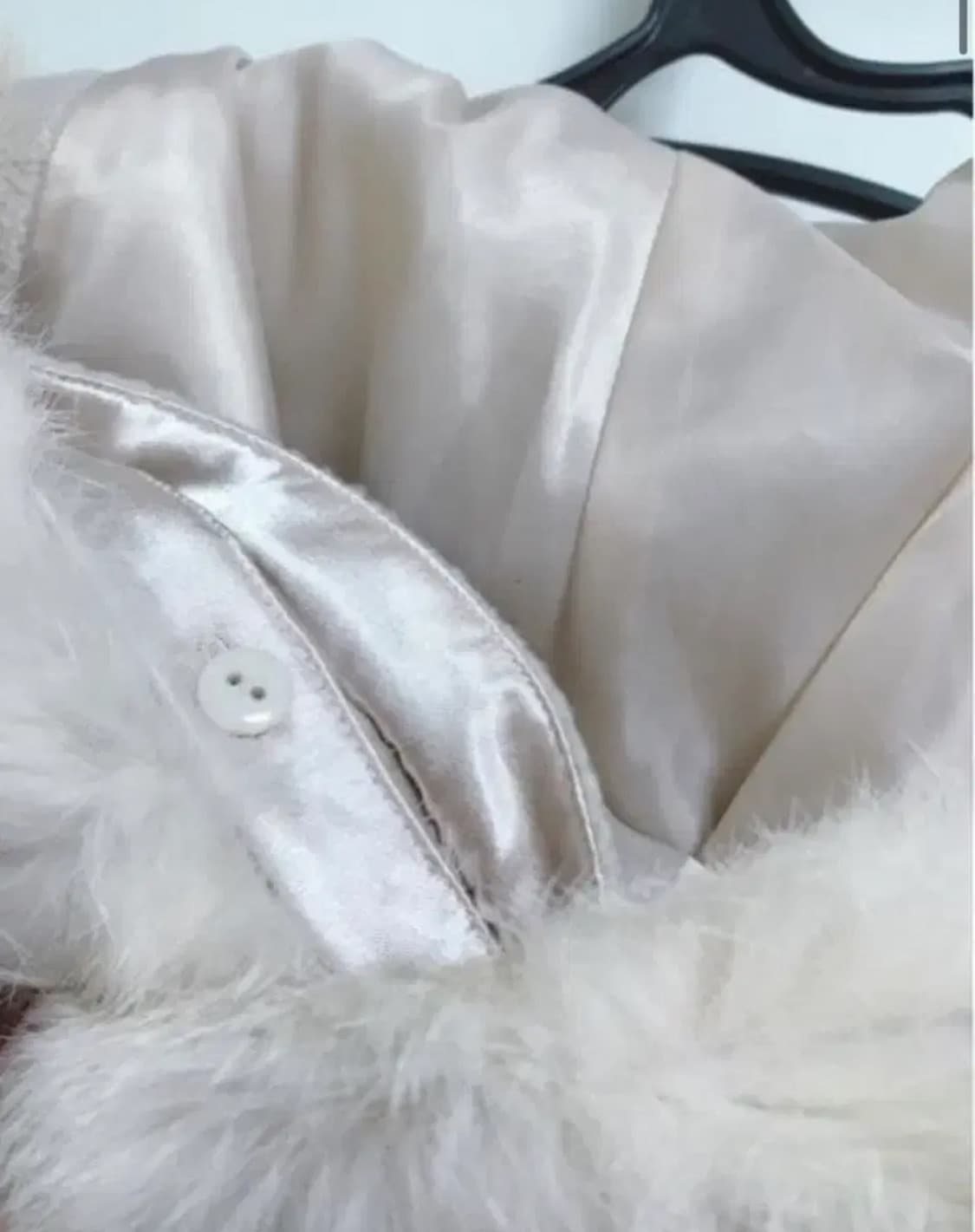 윌셀렉션 짜잔씨 일브 로걀 히메갸루 스나계 후드 퍼 숏코트 상품이미지3