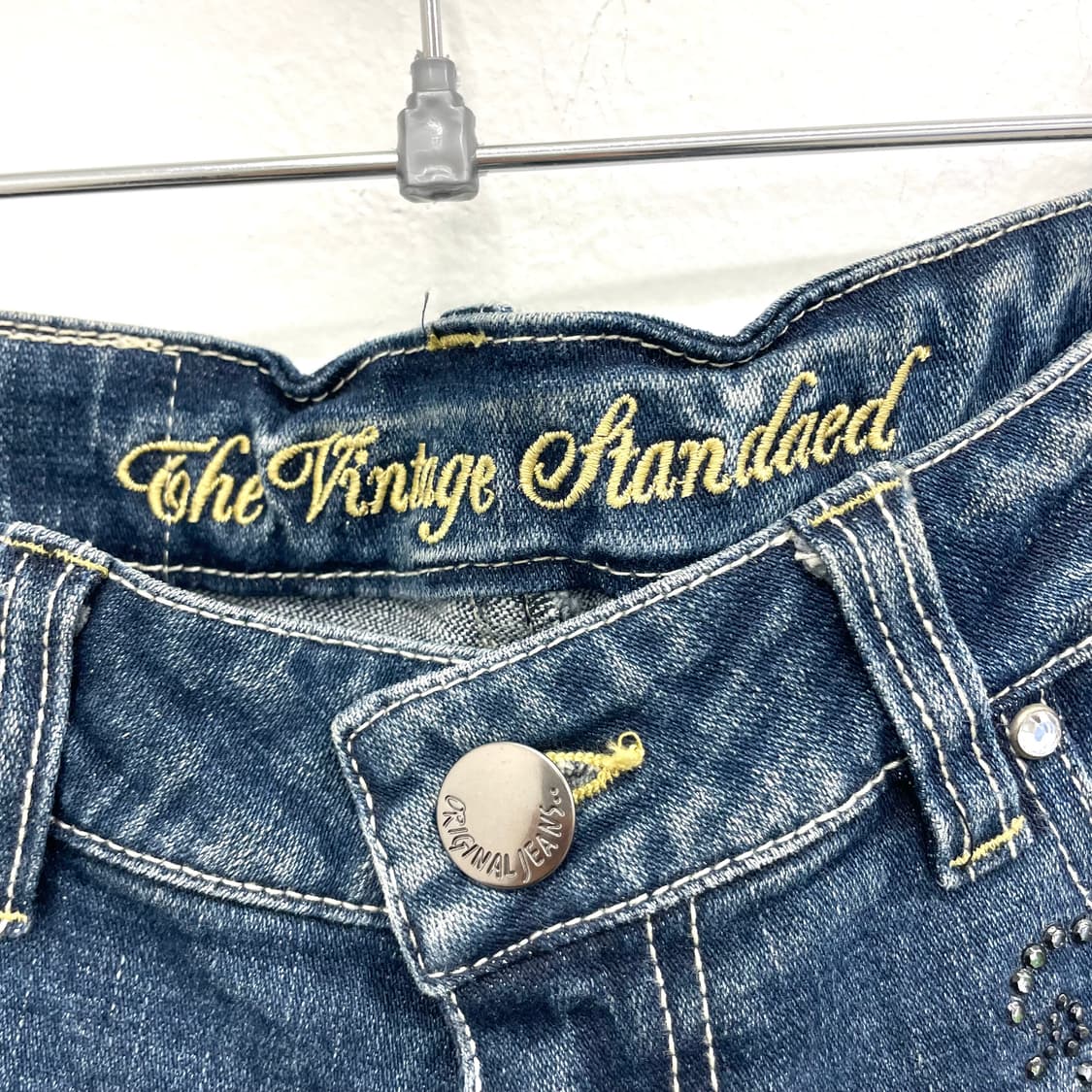 Low rise zip detail denim hot pants 상품이미지4