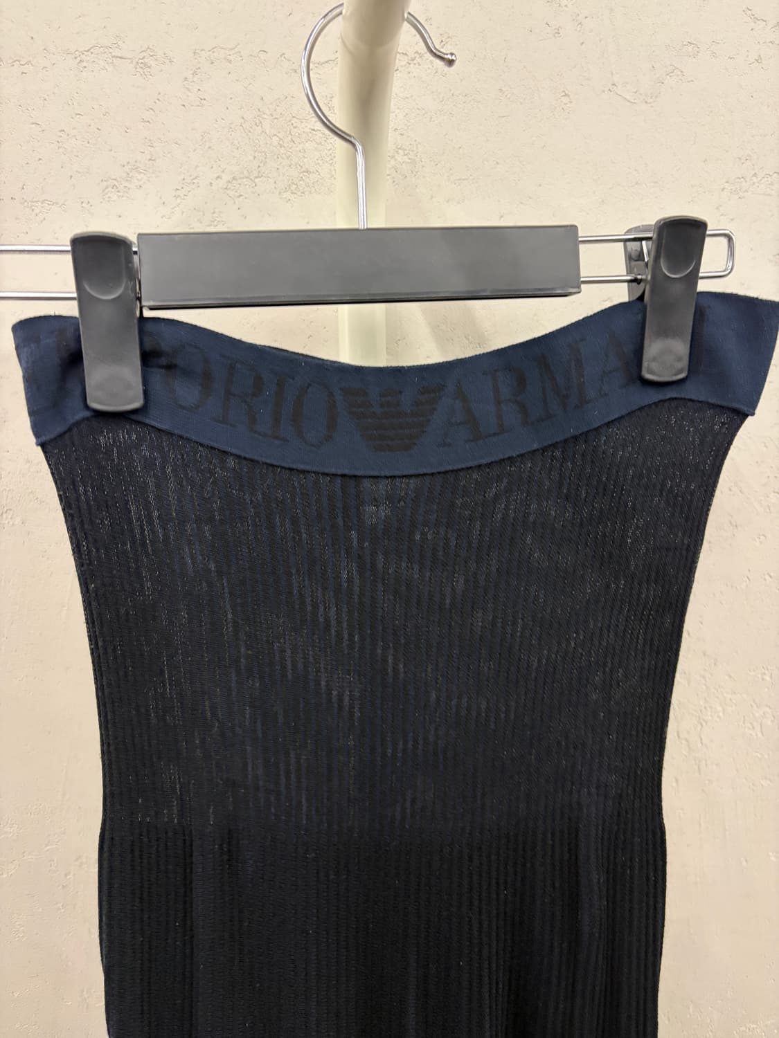 엠포리오 아르마니 튜브 플리츠 원피스 네이비 36 상품이미지3