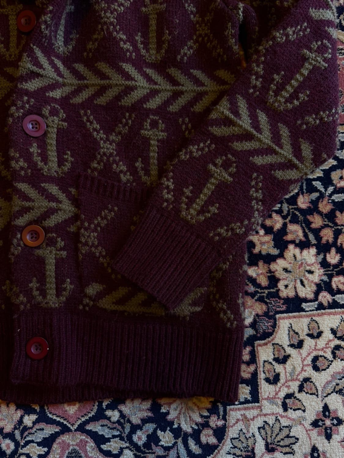 오베이 프로파간다 숄칼라 가디건 100 상품이미지4