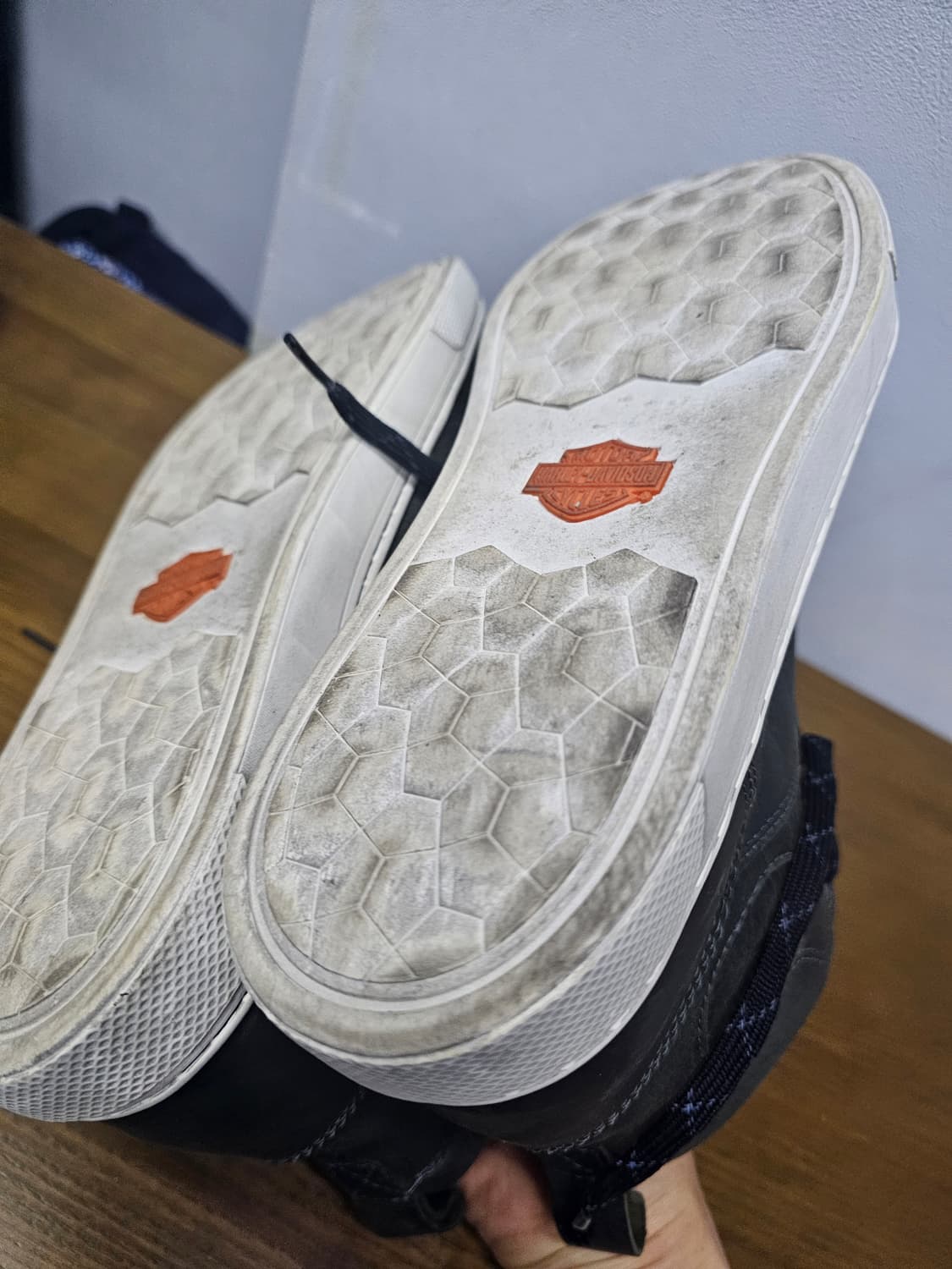 할리데이비슨 라이딩 미드 스니커즈 그레이 상품이미지9