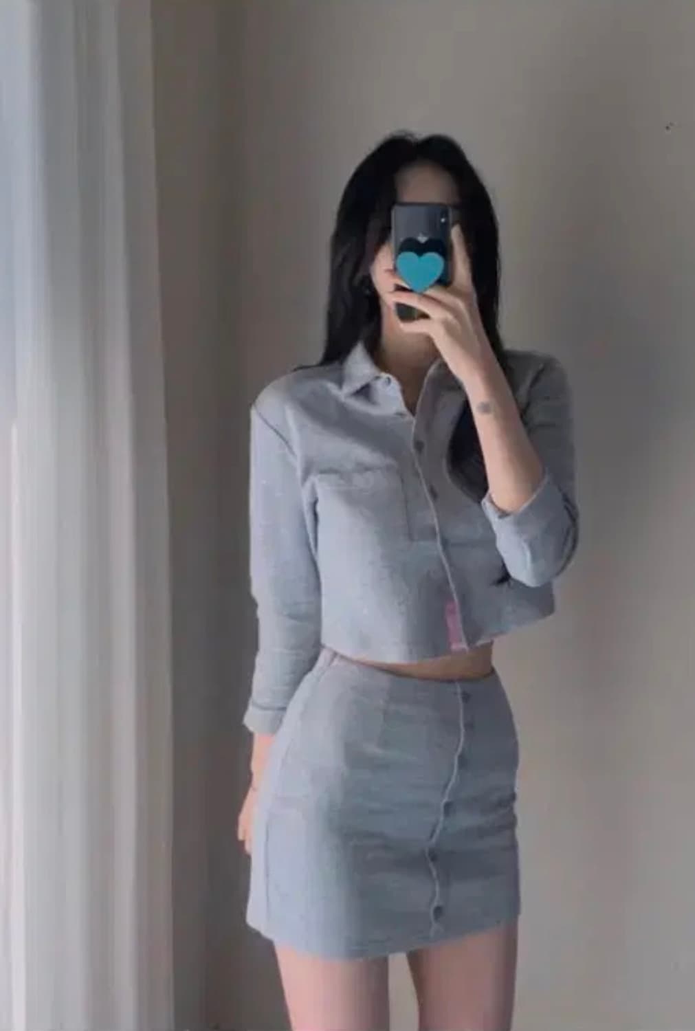 Pale Jade two piece gray 상품이미지2