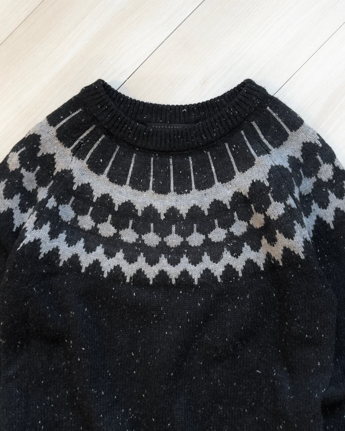 [SENSE OF PLACE] nordic yoke sweater 상품이미지2